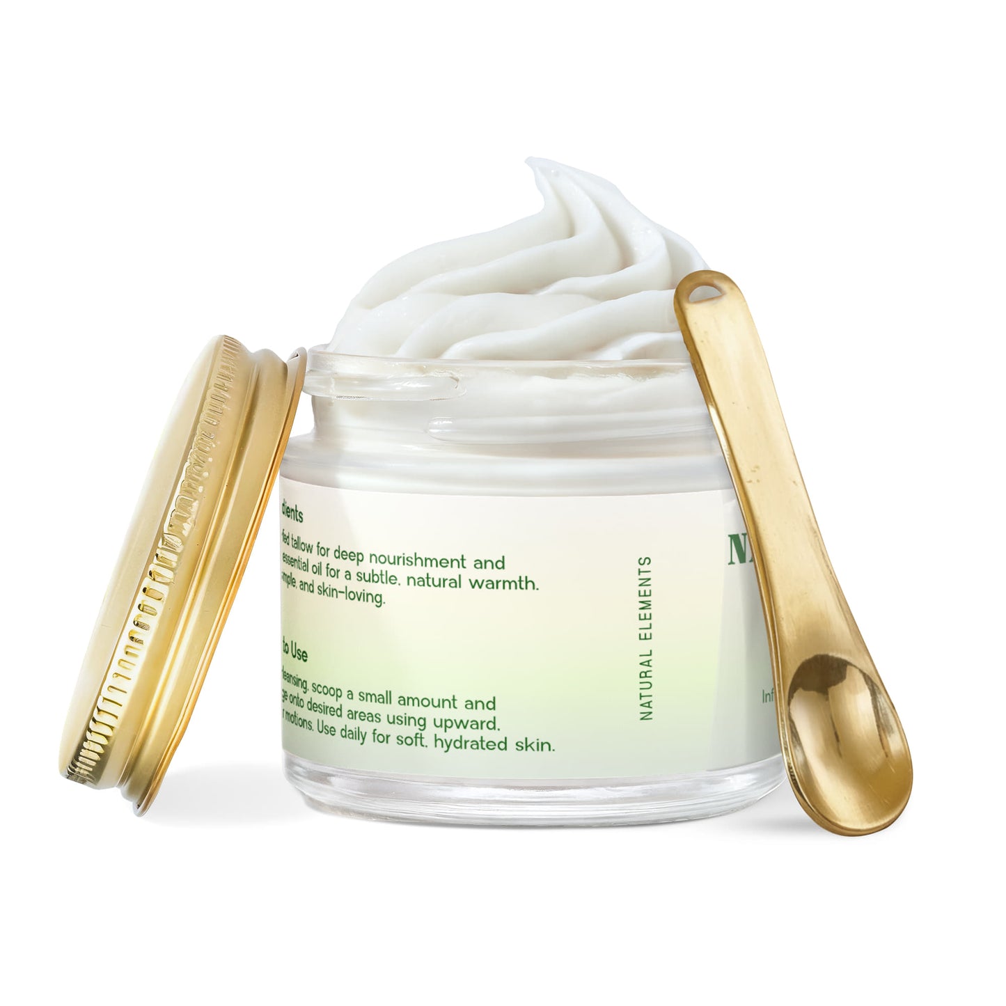 Whipped Grass-Fed Tallow Balm with Vanilla Bean